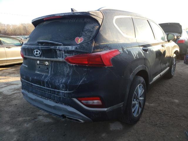 5NMS33AD0KH054128 - 2019 HYUNDAI SANTA FE SEL Սև լուսանկար 3