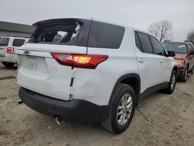 1GNERFKW0KJ209923 - 2019 CHEVROLET TRAVERSE LS WHITE photo 3