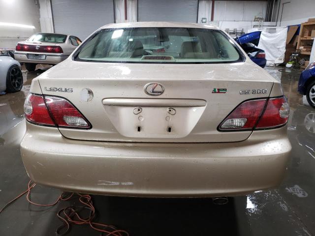 JTHBF30G420073489 - 2002 LEXUS ES 300 GOLD photo 6