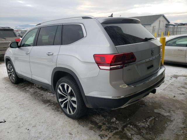 1V2NR2CA0KC587506 - 2019 VOLKSWAGEN ATLAS SEL PREMIUM SILVER photo 2