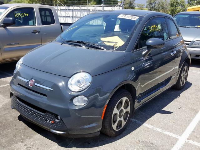 3C3CFFGE9HT550607 - 2017 FIAT 500 ELECTRIC  photo 2