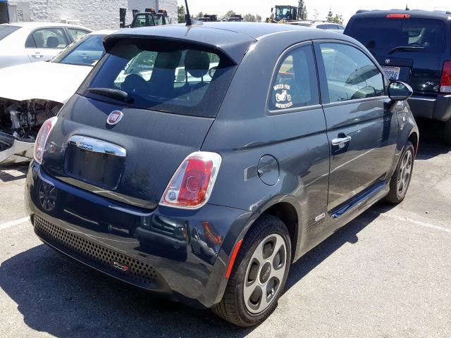 3C3CFFGE9HT550607 - 2017 FIAT 500 ELECTRIC  photo 4