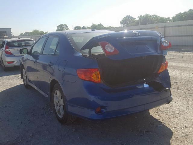 1NXBU40E89Z119755 - 2009 TOYOTA COROLLA BASE  照片 3