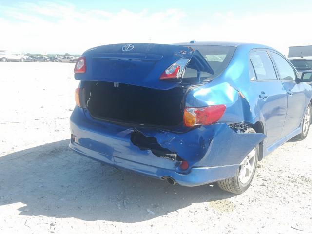 1NXBU40E89Z119755 - 2009 TOYOTA COROLLA BASE  photo 9