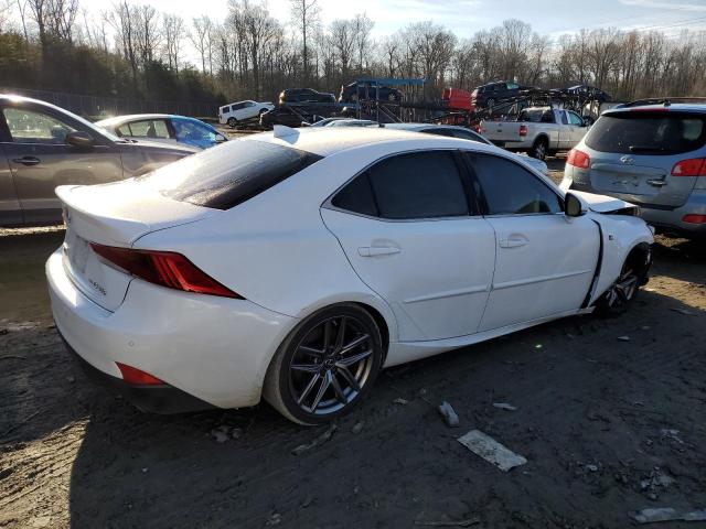 JTHGZ1E25L5018133 - 2020 LEXUS IS 350 F-SPORT WHITE photo 3