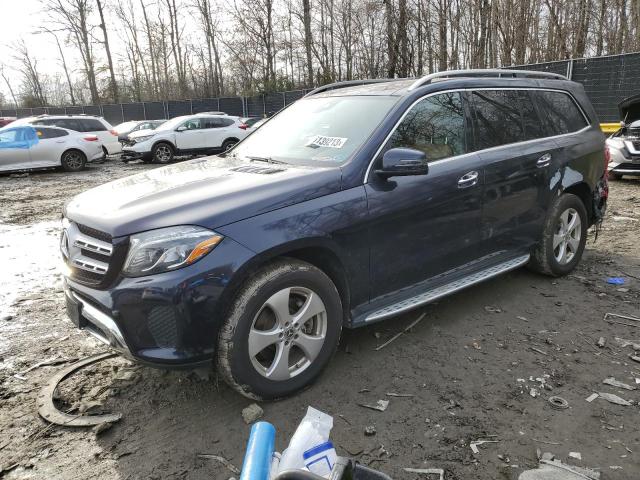 4JGDF6EE7KB222044 - 2019 MERCEDES-BENZ GLS 450 4MATIC BLUE photo 1