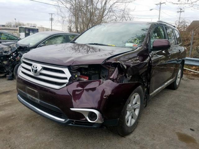 5TDBK3EH9DS195781 - 2013 TOYOTA HIGHLANDER BASE  фото 2