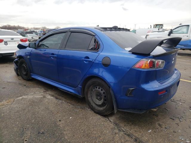 JA32U2FU0FU017285 - 2015 MITSUBISHI LANCER ES BLUE photo 2