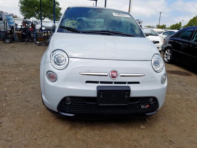 3C3CFFGE7HT600680 - 2017 FIAT 500 ELECTRIC  photo 9