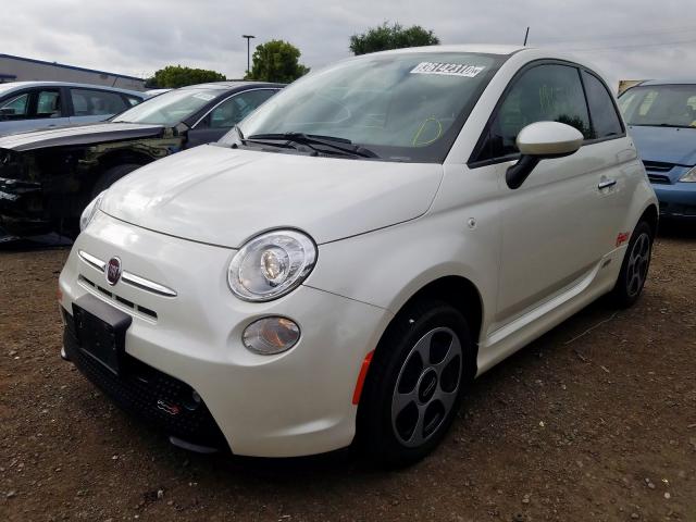 3C3CFFGE4HT600538 - 2017 FIAT 500 ELECTRIC  photo 2