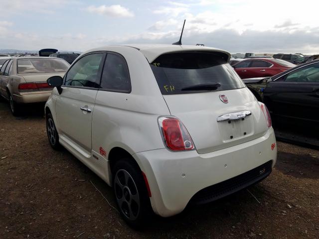 3C3CFFGE4HT600538 - 2017 FIAT 500 ELECTRIC  photo 3