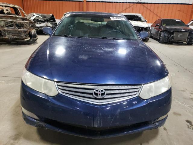 2T1CF28P22C879955 - 2002 TOYOTA CAMRY SOLA SE BLUE photo 5