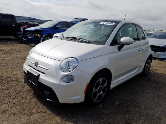 3C3CFFGE9HT502881 - 2017 FIAT 500 ELECTRIC  photo 2