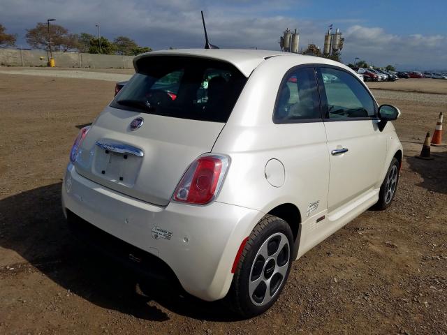 3C3CFFGE9HT502881 - 2017 FIAT 500 ELECTRIC  photo 4