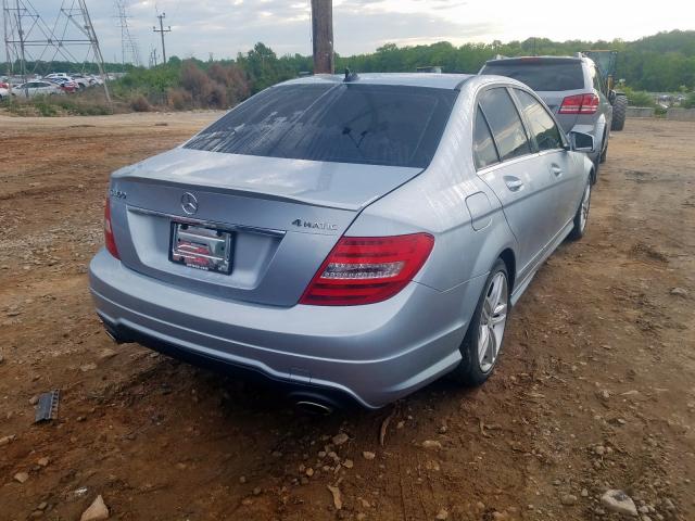 WDDGF8AB2DA822834 - 2013 MERCEDES-BENZ C 300 4MATIC  photo 4