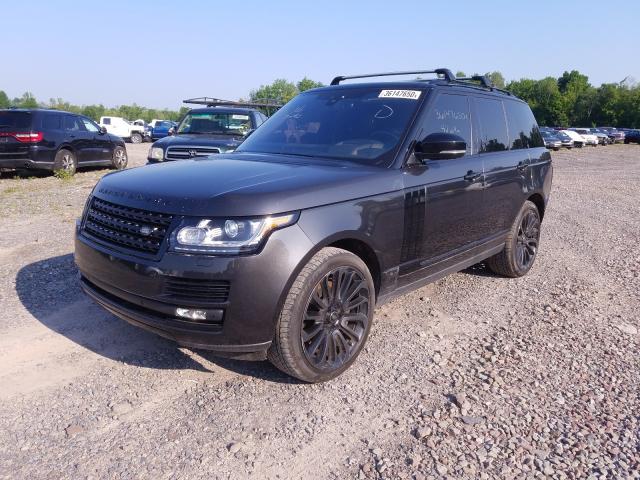 SALGS2FE0HA370578 - 2017 LAND ROVER RANGE ROVER SUPERCHARGED  photo 2