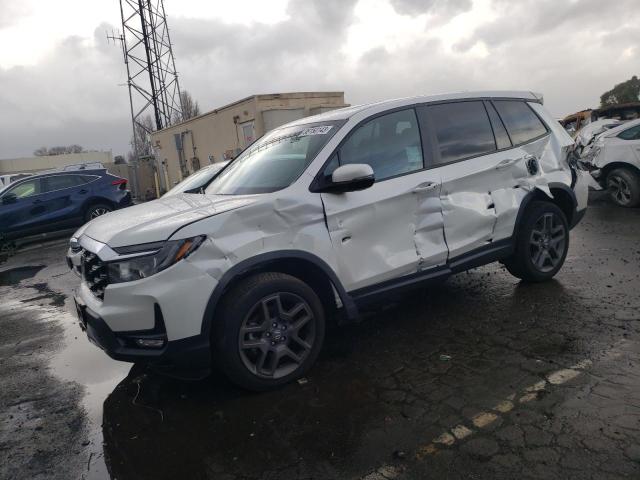 5FNYF8H52NB017326 - 2022 HONDA PASSPORT EXL WHITE photo 1