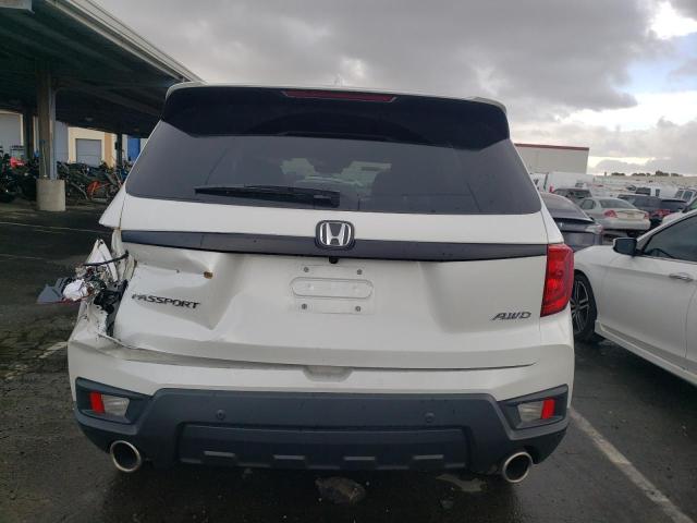 5FNYF8H52NB017326 - 2022 HONDA PASSPORT EXL WHITE photo 6