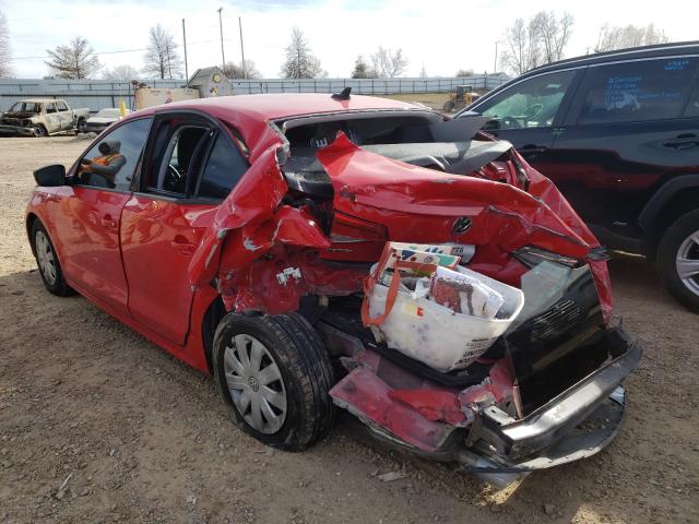 3VW1K7AJ7FM295924 - 2015 VOLKSWAGEN JETTA BASE أحمر صورة 3