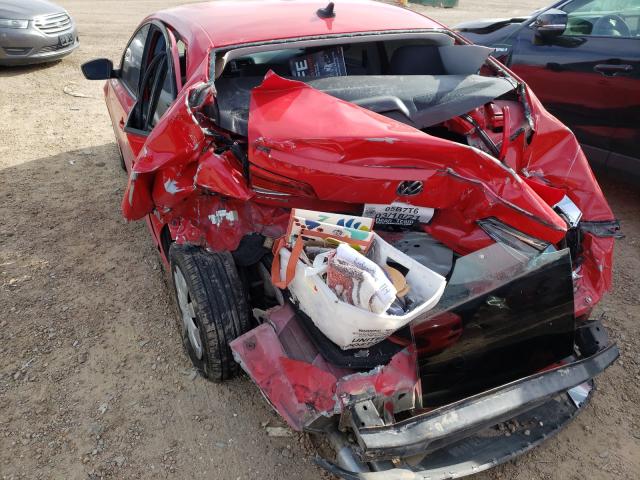 3VW1K7AJ7FM295924 - 2015 VOLKSWAGEN JETTA BASE أحمر صورة 9