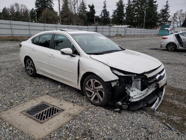 4S3BWAN63N3002681 - 2022 SUBARU LEGACY LIMITED WHITE photo 4