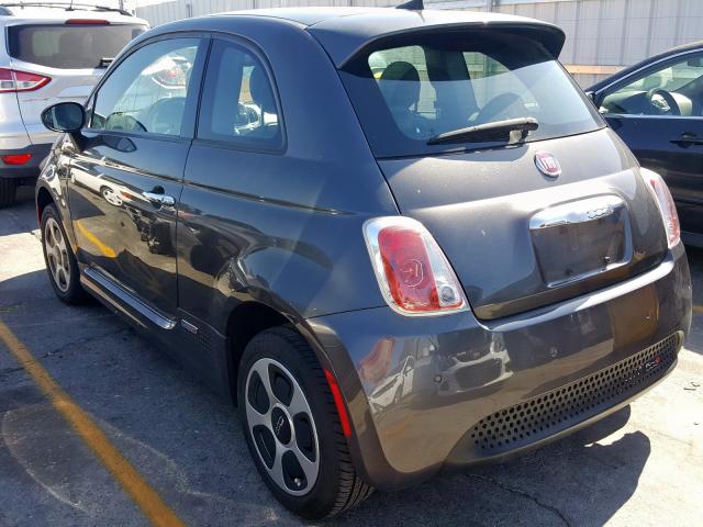 3C3CFFGE7HT634358 - 2017 FIAT 500 ELECTRIC  photo 3