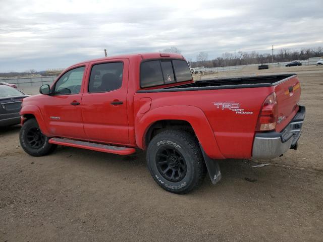 5TELU42N36Z229458 - 2006 TOYOTA TACOMA DOUBLE CAB RED photo 2