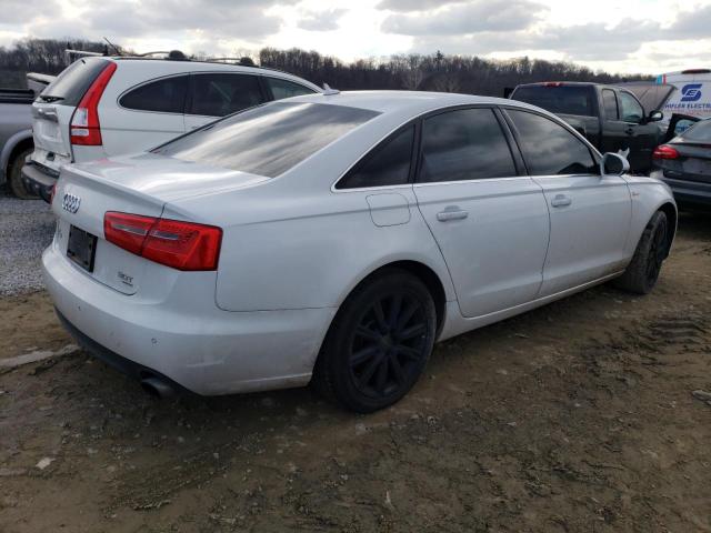 WAUGGAFC7DN010841 - 2013 AUDI A6 PREMIUM PLUS WHITE photo 3