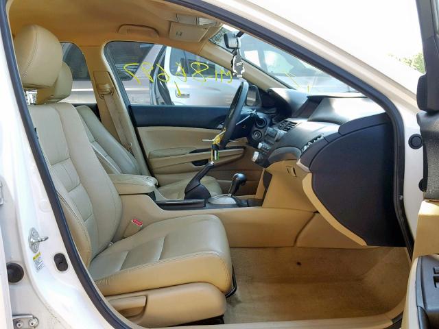 1HGCP2F65BA048558 - 2011 HONDA ACCORD SE WHITE photo 5