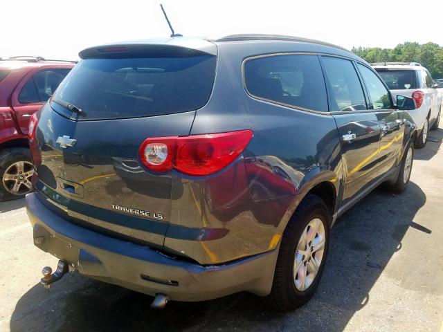 1GNKVFED4CJ306357 - 2012 CHEVROLET TRAVERSE LS  photo 4