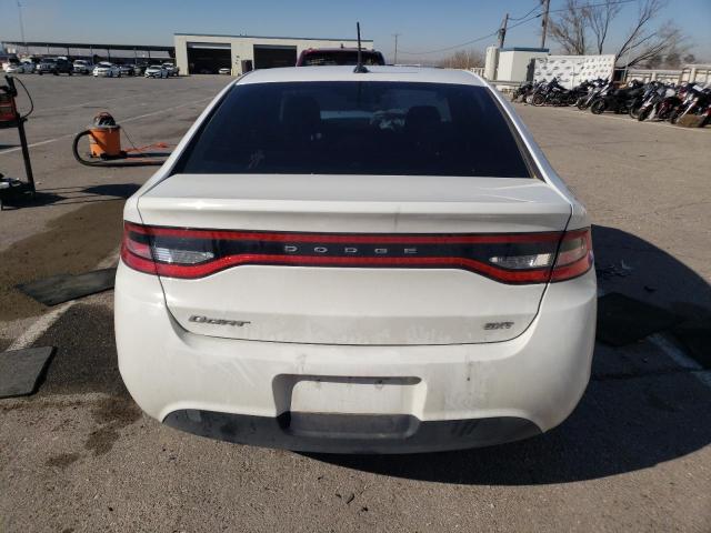 1C3CDFBB9FD310396 - 2015 DODGE DART WHITE photo 6