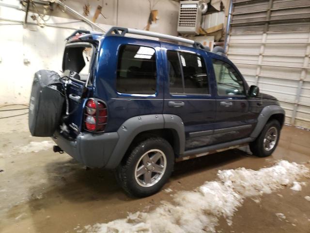 1J4GL38K25W616343 - 2005 JEEP LIBERTY RENEGADE BLUE photo 3