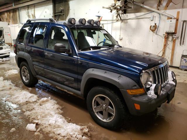 1J4GL38K25W616343 - 2005 JEEP LIBERTY RENEGADE BLUE photo 4