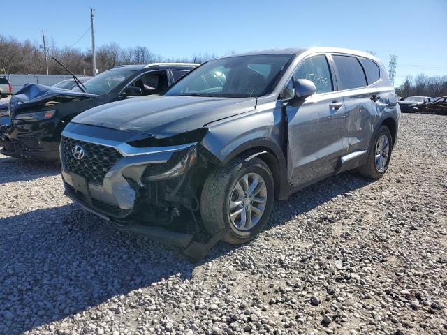 5NMS2CAD6KH028491 - 2019 HYUNDAI SANTA FE SE GRAY photo 1