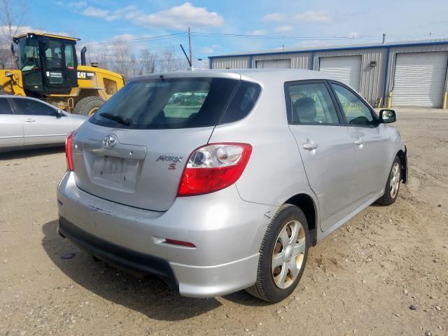 2T1KE40E89C001297 - 2009 TOYOTA COROLLA MATRIX S  photo 4