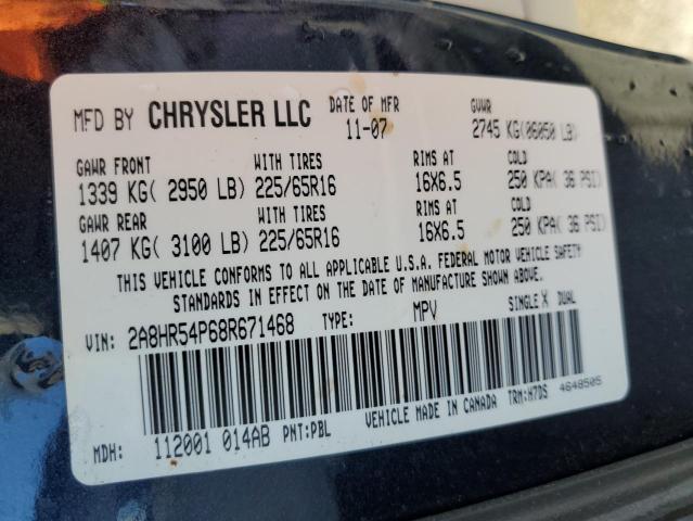 2A8HR54P68R671468 - 2008 CHRYSLER TOWN & COU TOURING 蓝色 照片 14