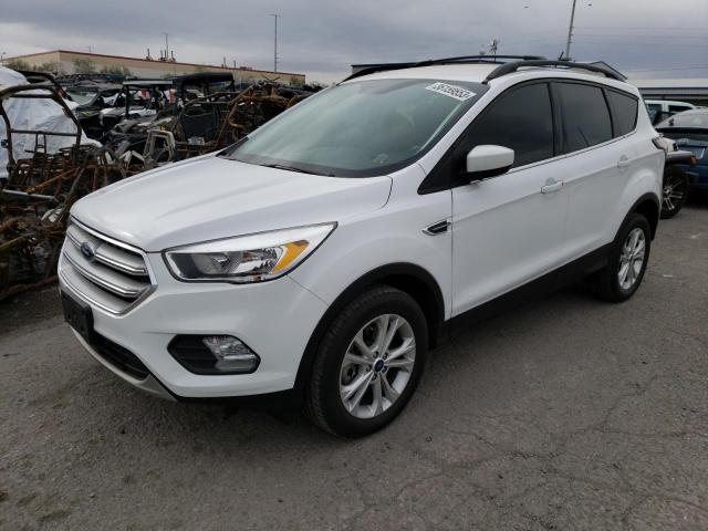 1FMCU9GD1JUB27974 - 2018 FORD ESCAPE SE WHITE photo 1