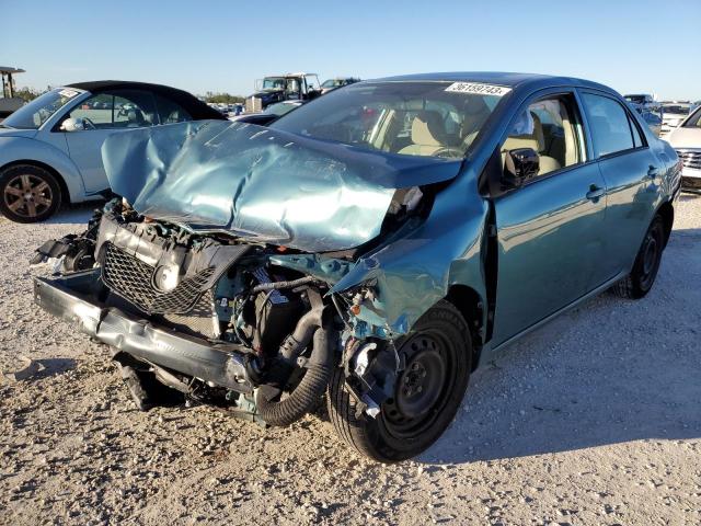 2T1BU4EE5AC402984 - 2010 TOYOTA COROLLA BASE BLUE photo 1