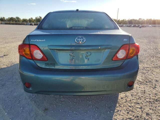 2T1BU4EE5AC402984 - 2010 TOYOTA COROLLA BASE BLUE photo 6