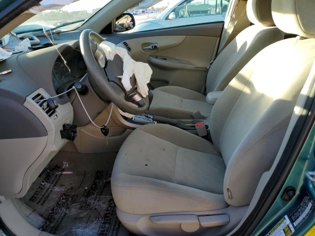 2T1BU4EE5AC402984 - 2010 TOYOTA COROLLA BASE BLUE photo 7