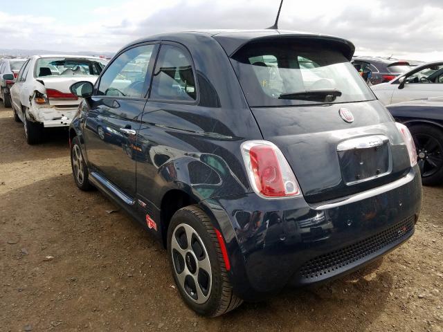 3C3CFFGE0HT600522 - 2017 FIAT 500 ELECTRIC  photo 3