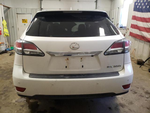 2T2BK1BA6DC196533 - 2013 LEXUS RX 350 BASE WHITE photo 6