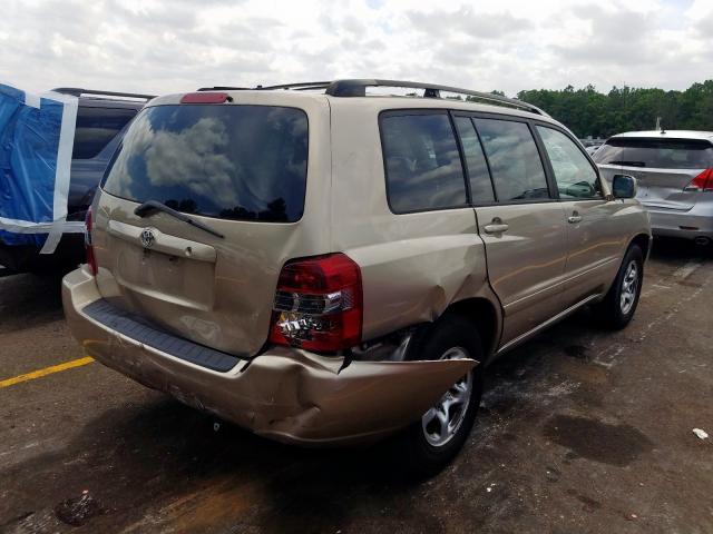 JTEGD21A340077534 - 2004 TOYOTA HIGHLANDER  photo 4