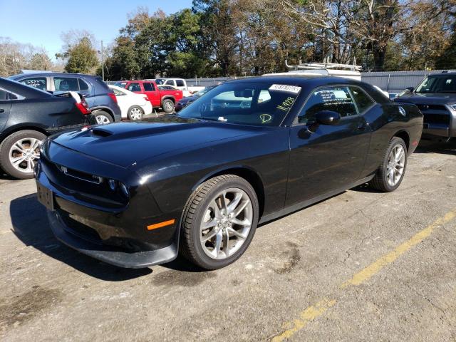 2C3CDZKG0NH144638 - 2022 DODGE CHALLENGER GT BLACK photo 1