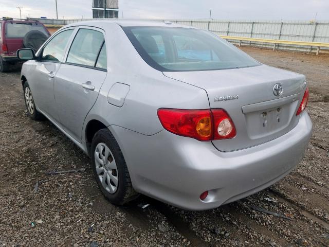 2T1BU40E09C144540 - 2009 TOYOTA COROLLA BASE  photo 3