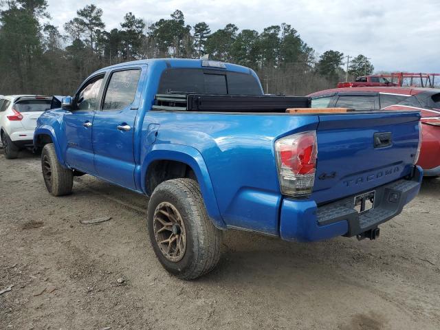 5TFGZ5AN9HX055450 - 2017 TOYOTA TACOMA DOUBLE CAB BLUE photo 2