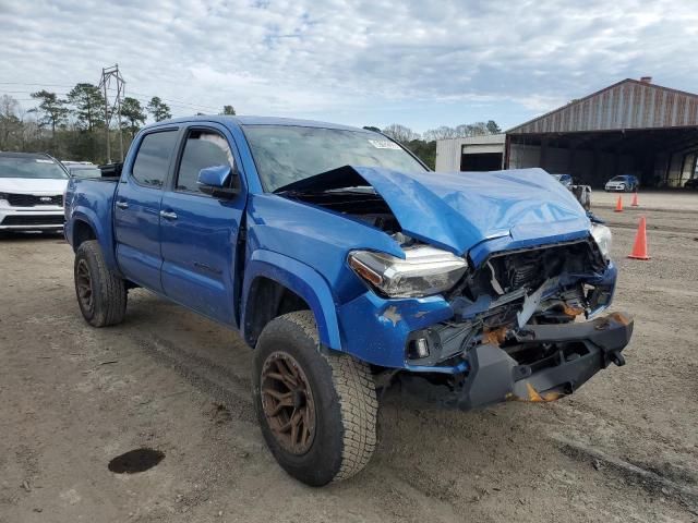 5TFGZ5AN9HX055450 - 2017 TOYOTA TACOMA DOUBLE CAB BLUE photo 4