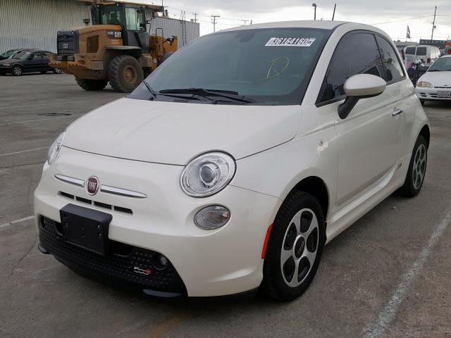 3C3CFFGE2HT598384 - 2017 FIAT 500 ELECTRIC  photo 2