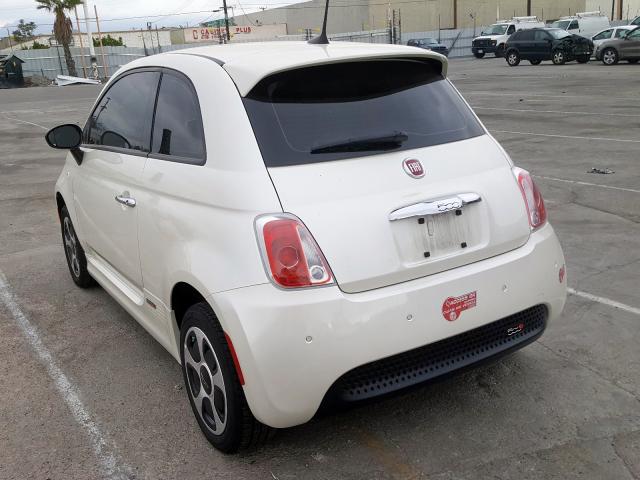 3C3CFFGE2HT598384 - 2017 FIAT 500 ELECTRIC  photo 3