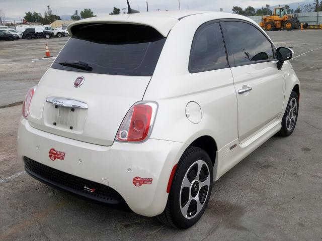 3C3CFFGE2HT598384 - 2017 FIAT 500 ELECTRIC  photo 4